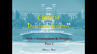 SQL Constraints Part 1
