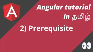2 Prerequisite Angular in Tamil