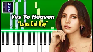 Lana Del Rey - Yes To Heaven - Piano Tutorial