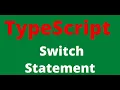 5 TypeScript Switch Statement Control Flow Statement 07-Mar-2021