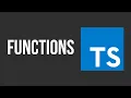 Typescript - 4 Functions Parameter Annotations and Void