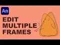 Adobe Animate Edit Multiple Frames