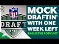 Having some fun with a mock draft simulator Eagle Eye Podcast