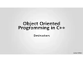 Destructors - Object Oriented Programming in C Part 5