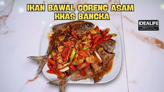 IKAN BAWAL GORENG ASAM KHAS BANGKA