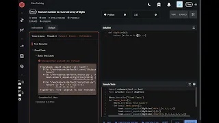 codewars python Convert number to reversed array of digits