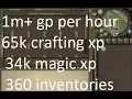 Giant seaweed super glass making 1m gold per hour - osrs money making guide 2018