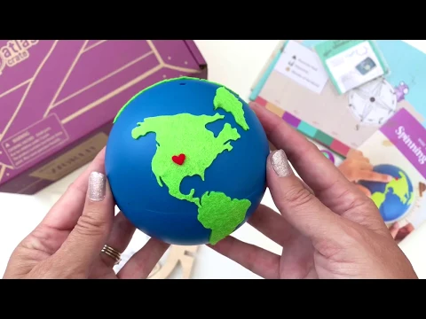 globe/NAKED screen+globe featuring KEIK… Mechanical Globe | KiwiCo