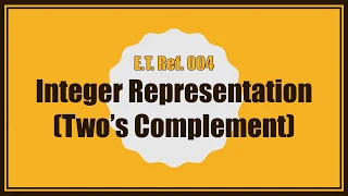 Integer Representation Two s Complement Explained in Haste How Computers Store Whole Numbers