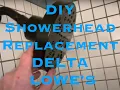 DIY Delta Showerhead Replacement H20 Kinetic Power Drench from Lowe s Delta Showerhead Upgrade