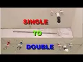 How to Add a Second Water Supply and Drain Outlet for Double Sinks Vanity using HoldRite PexRite