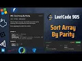 905 Sort Array By Parity Daily LeetCode Challenge with Leet Logics Easy Two Pointers