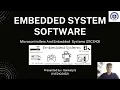 Embedded System Software Microcontroller and Embedded System 21CS43 SVCE Bengaluru