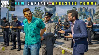 GTA 5 : NEW POLICE CAPTAIN ARRESTED TOMMY VERCETTI || BB GAMING