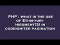 PHP what is the use of this - uri