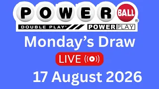 USA Powerball Live Draw Today 35 Million Jackpot Powerball Results Live AUGUST 17 2026