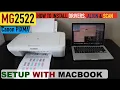 Canon Pixma MG2522 Setup Using MacBook Install Drivers Print Alignment Page Scanning Review