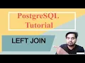 PostgreSQL Tutorial In Hindi LEFT JOIN