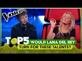 Download Lagu INCREDIBLE 😍 Lana Del Rey covers on THE VOICE! | TOP5