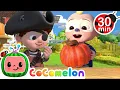 It s Spooky Pumpkin Carving Time CoComelon Halloween Cartoons Moonbug Halloween for Kids