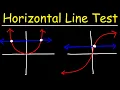 Horizontal Line Test and One to One Functions