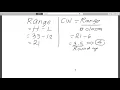 Frequency Distribution - How to Compute Class Width
