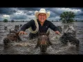 We must save the mares and horses from a massive flood on the plains