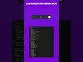 CSS Animated Search Bar CSS Search Animation