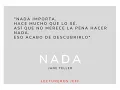 NADA- Jane Teller Parte 1/2