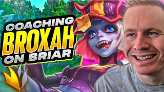 I GOT TO COACH WORLDS FINALIST @BroxahLoL  ON BRIAR!