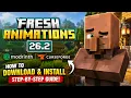 How to Download Install Fresh Animations in Minecraft 26 2 Tutorial