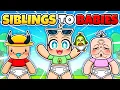 Download Lagu WHEN SIBLINGS BECOME BABIES...😂😱 | Avocado Playz Compilation (Roblox)