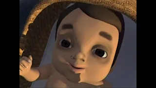 قصة النبي موسى  عليه السلام  وهكذا ألقي في اليم للأطفال دندنها