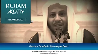 Чымын болбой, бал аары бол!!! Шейх Азиз ибн Фархан