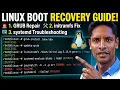Linux Boot Recovery Fix GRUB initramfs and systemd