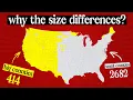 Why are US counties big in the West but small in the East