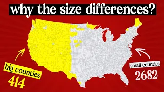 Why are US counties big in the West but small in the East