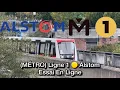 Download Lagu Vidéo [MÉTRO] Ligne 1 🟡 [ALSTOM] Urbalis Fluence Essai En Ligne Métropolis Boa + VAL 208 