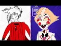 Hazbin Hotel Characters Play Gartic Phone For The First Time