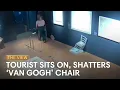 Download Lagu Tourist Sits On, Shatters ‘Van Gogh’ Chair | The View