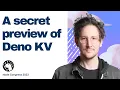 Ryan Dahl demos Deno KV in Deno Deploy