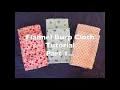 How to Make a Flannel Burp Cloth - Step by Step Tutorial Part 1 of 2