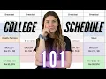 College Schedule 101 Freshman Year Schedule Advice Tips