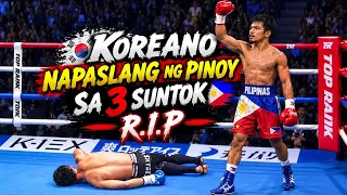 KOREAN CHAMPION PAT@Y❗️NAPURUHAN ng PINOY 3 SUNTOK LANG naging GULAY | R.I.P CHAMP