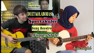 Download DUET TERDAHSYAT DAN SPECTAKULER !!! Lifa latifah dan Nathan fingerstyle !!! fingerstyle cover MP3