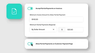 Partial Invoice Payments
