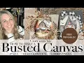 How to Make a Busted Canvas Craft with Me Busted Canvas Tutorial