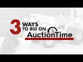 Ways To Bid On AuctionTime