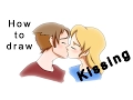 How to draw two people kissing Drawing lesson