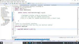 Lambda Expressions and Functional Interface in Java - Java Programming